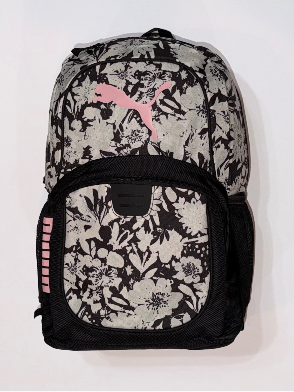 Puma Evercat Contender Floral Grey and "Posied Pink" Backpack-New